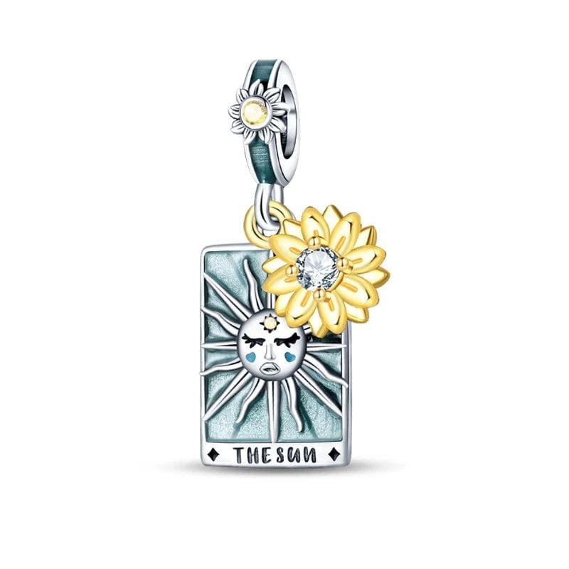 Liora AtelierRadiant Sun Tarot Card Dangle Charm