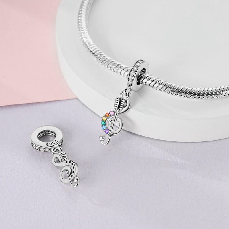 Liora Atelier Rainbow Music Note & Microphone Charm