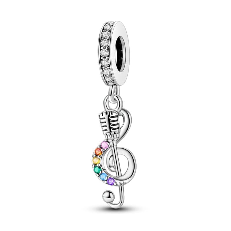 Liora Atelier Rainbow Music Note & Microphone Charm