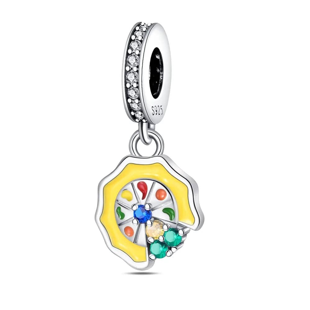 Liora Atelier Rainbow Pizza Dangle Charm