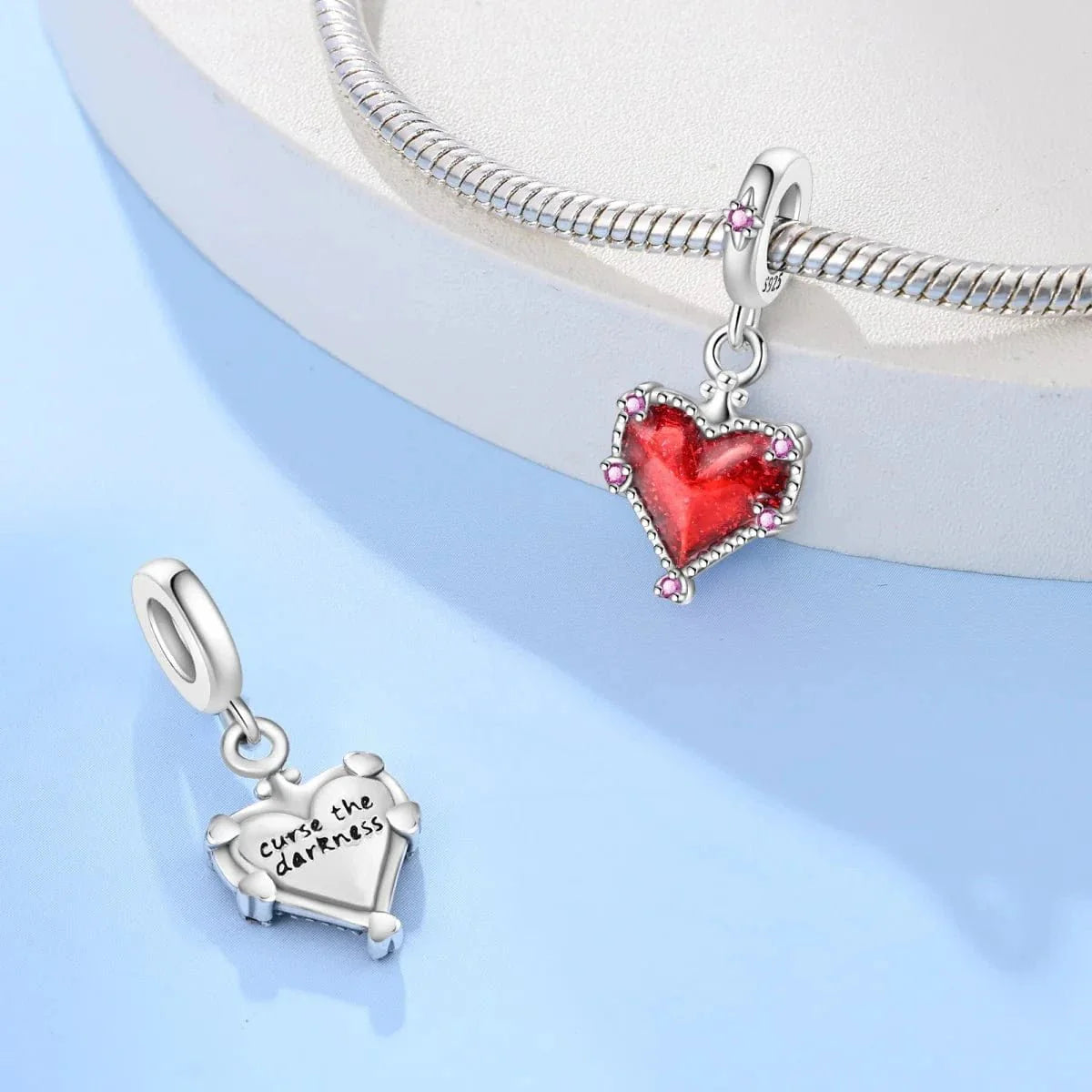 Liora Atelier Red Heart Dangle Charm