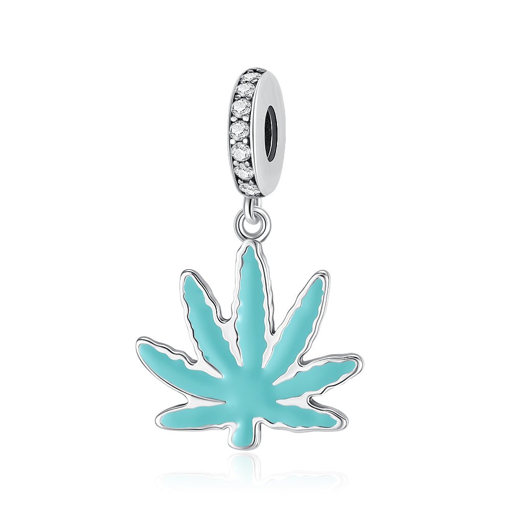 Liora Atelier Rick and Morty - Green Leaf Dangle Charm