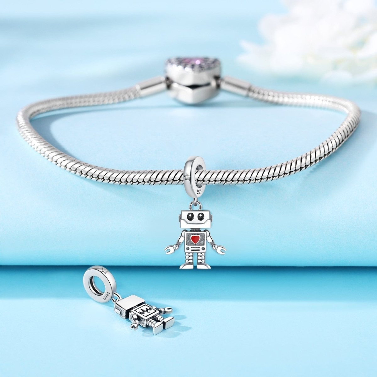 Liora Atelier Robot with Heart Charm