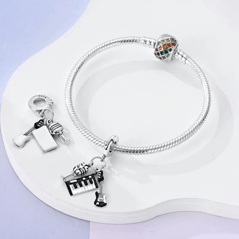 Liora Atelier Rock & Roll Charm Set Mic, Guitar, and Piano
