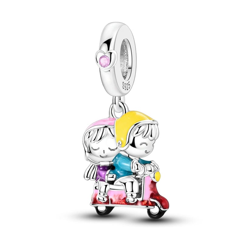 Liora Atelier Romantic Scooter Ride Couple Charm
