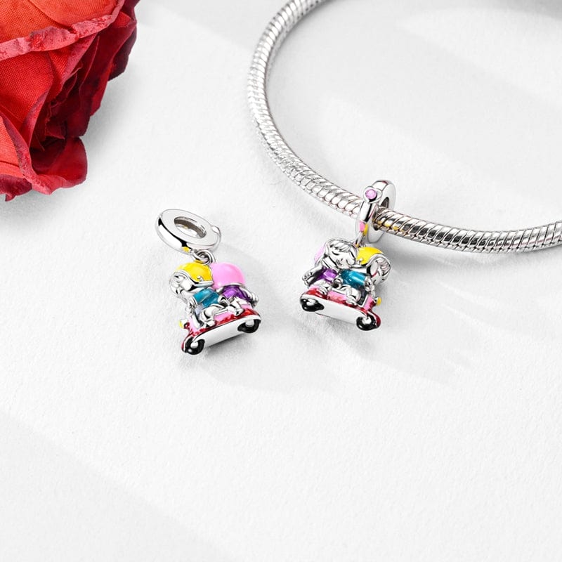 Liora Atelier Romantic Scooter Ride Couple Charm