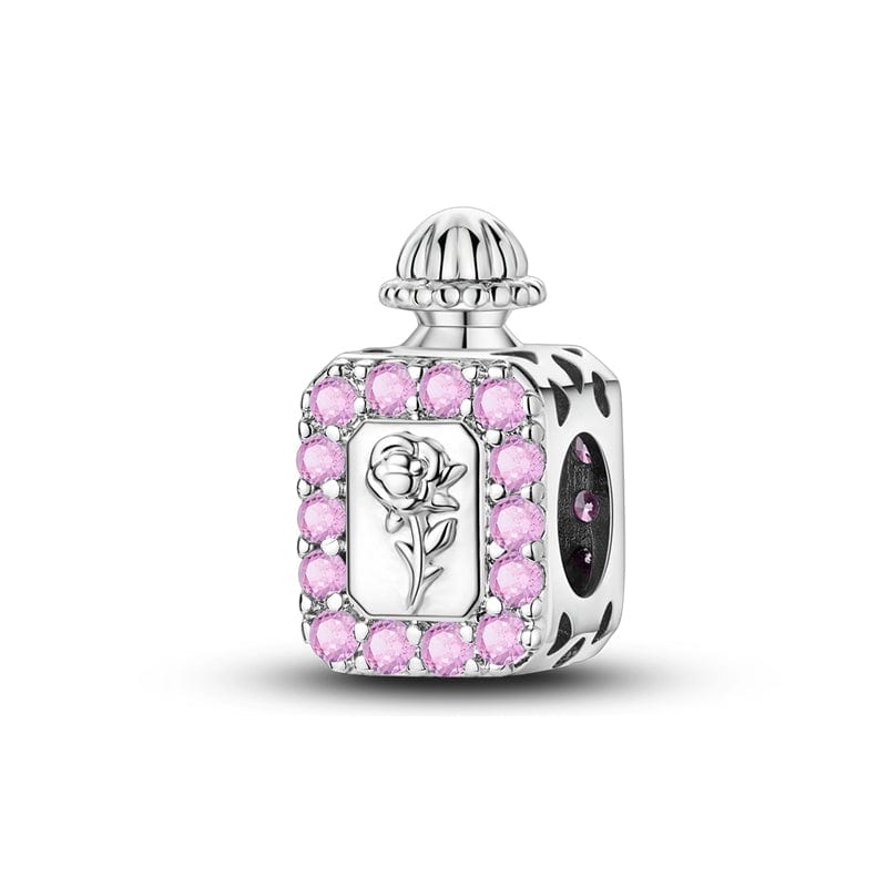 Liora Atelier Rose & Crystal Perfume Bottle Charm
