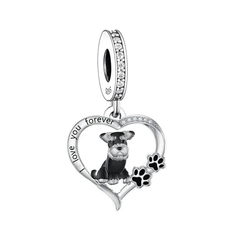 Liora Atelier Schnauzer Heart Charm