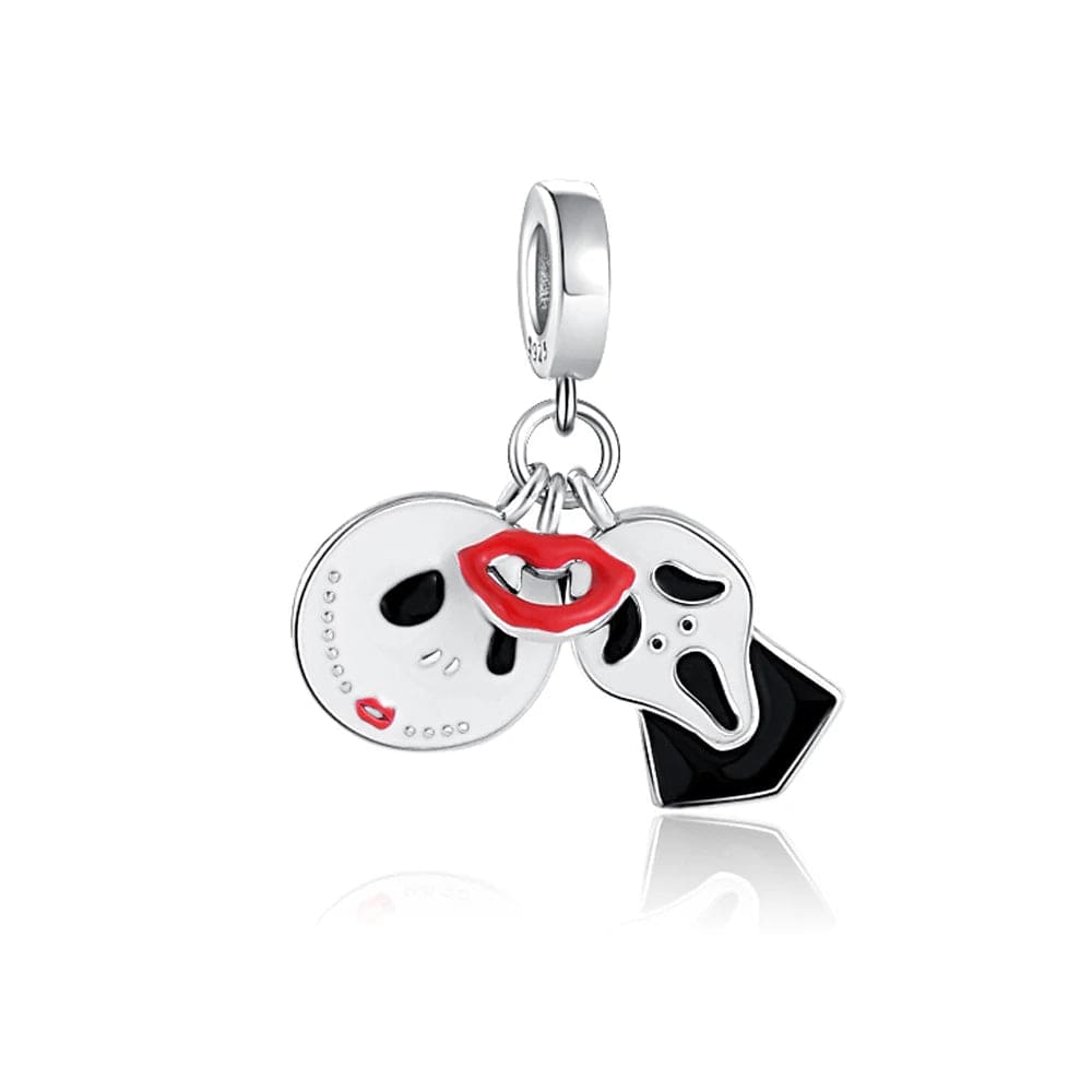 Liora Atelier Scream and Love, Horror Mask Charm with a Kiss
