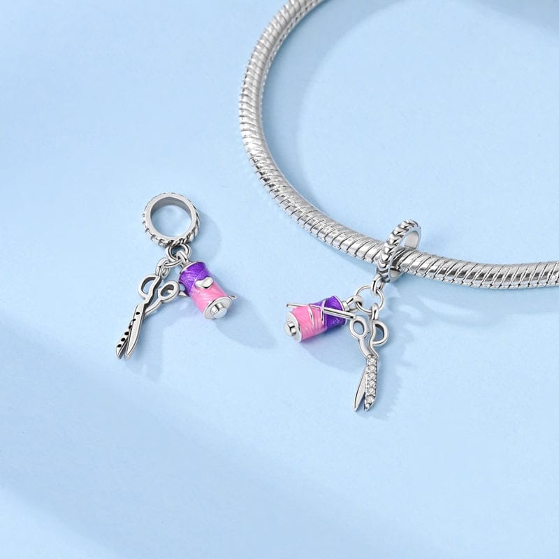 Liora Atelier Sewing Scissors and Thread Charm