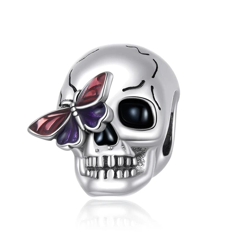 Liora Atelier Skull & Butterfly Charm