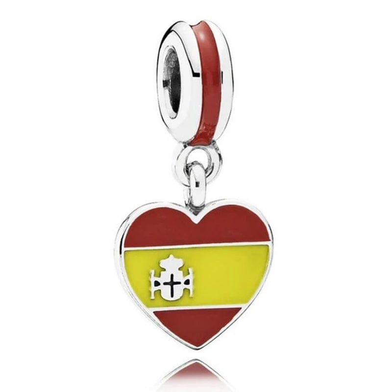 Liora Atelier Spain Heart Flag Dangle Charm