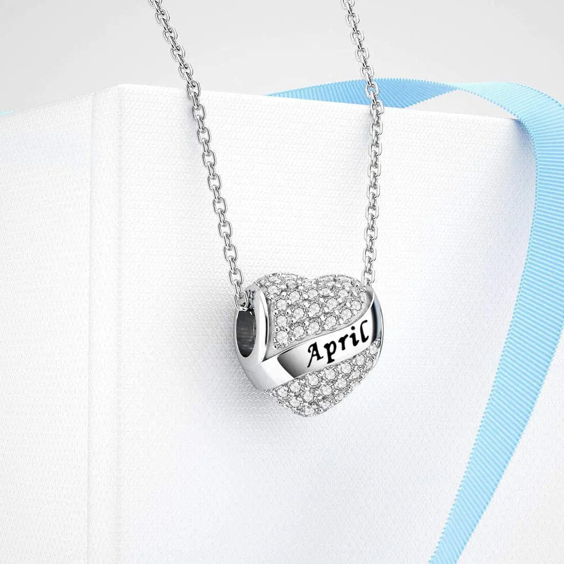 Liora Atelier Sparkling Birthstone Heart Charms