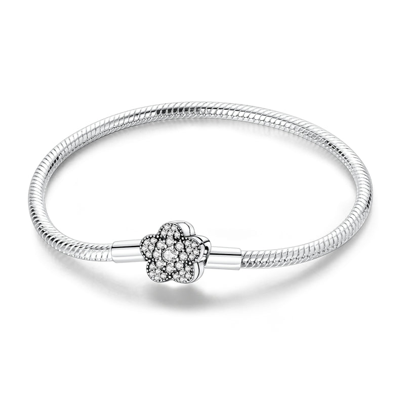 Liora Atelier Sparkling Floral Charm Bracelet