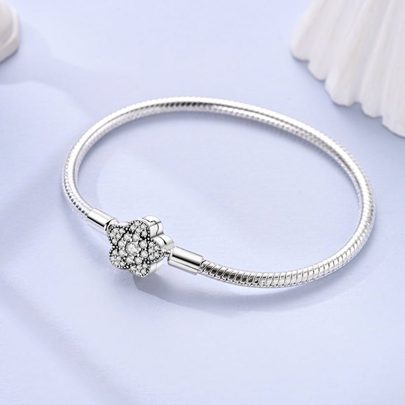 Liora Atelier Sparkling Floral Charm Bracelet
