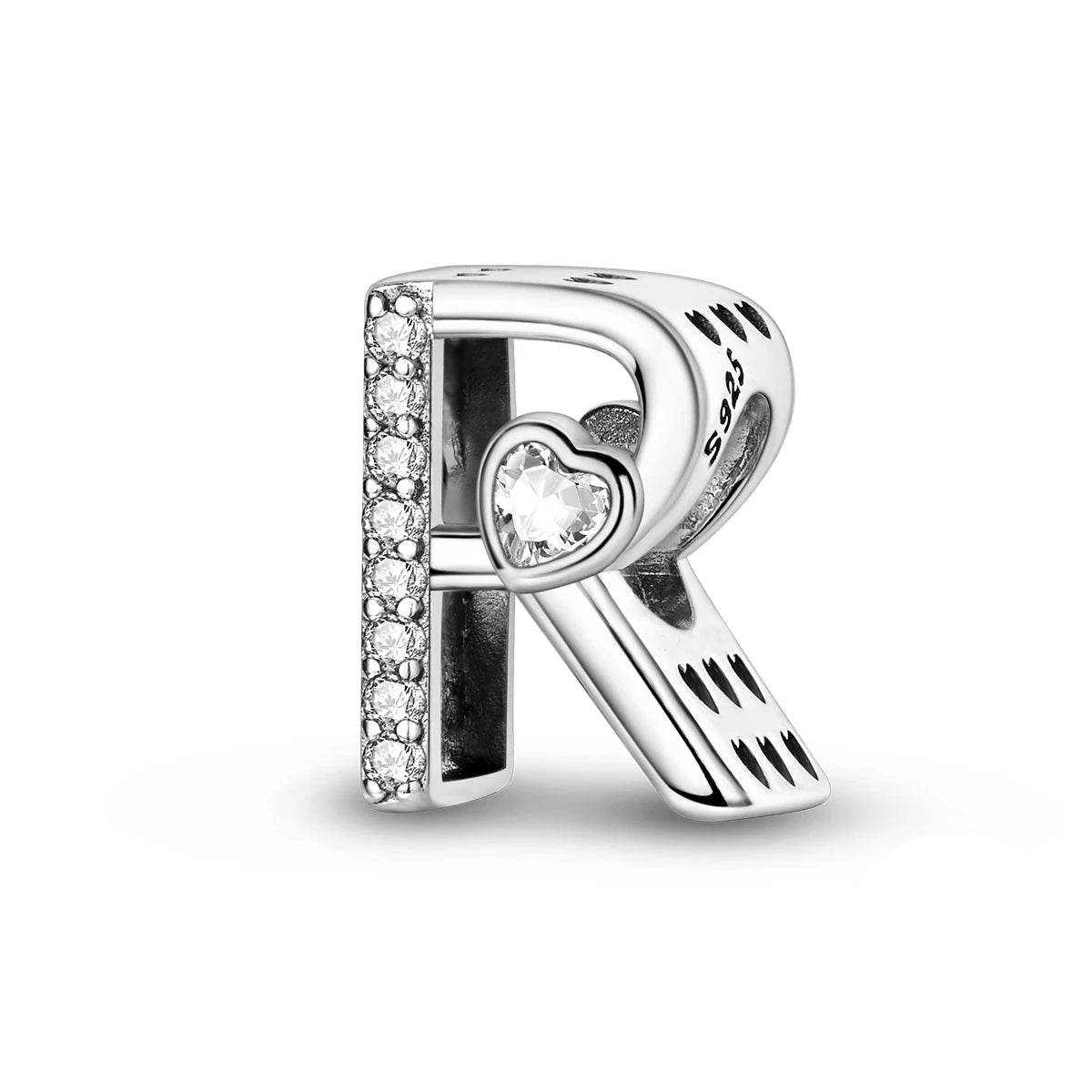 Liora Atelier Sparkling Heart Letter A~Z Alphabet Charm