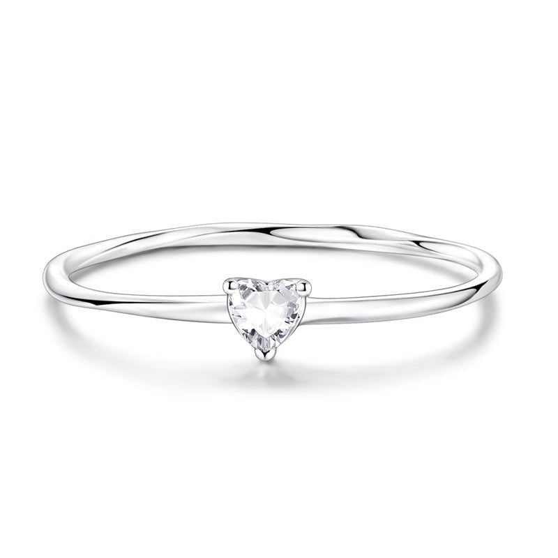 Liora Atelier Sparkling Heart Solitaire Ring