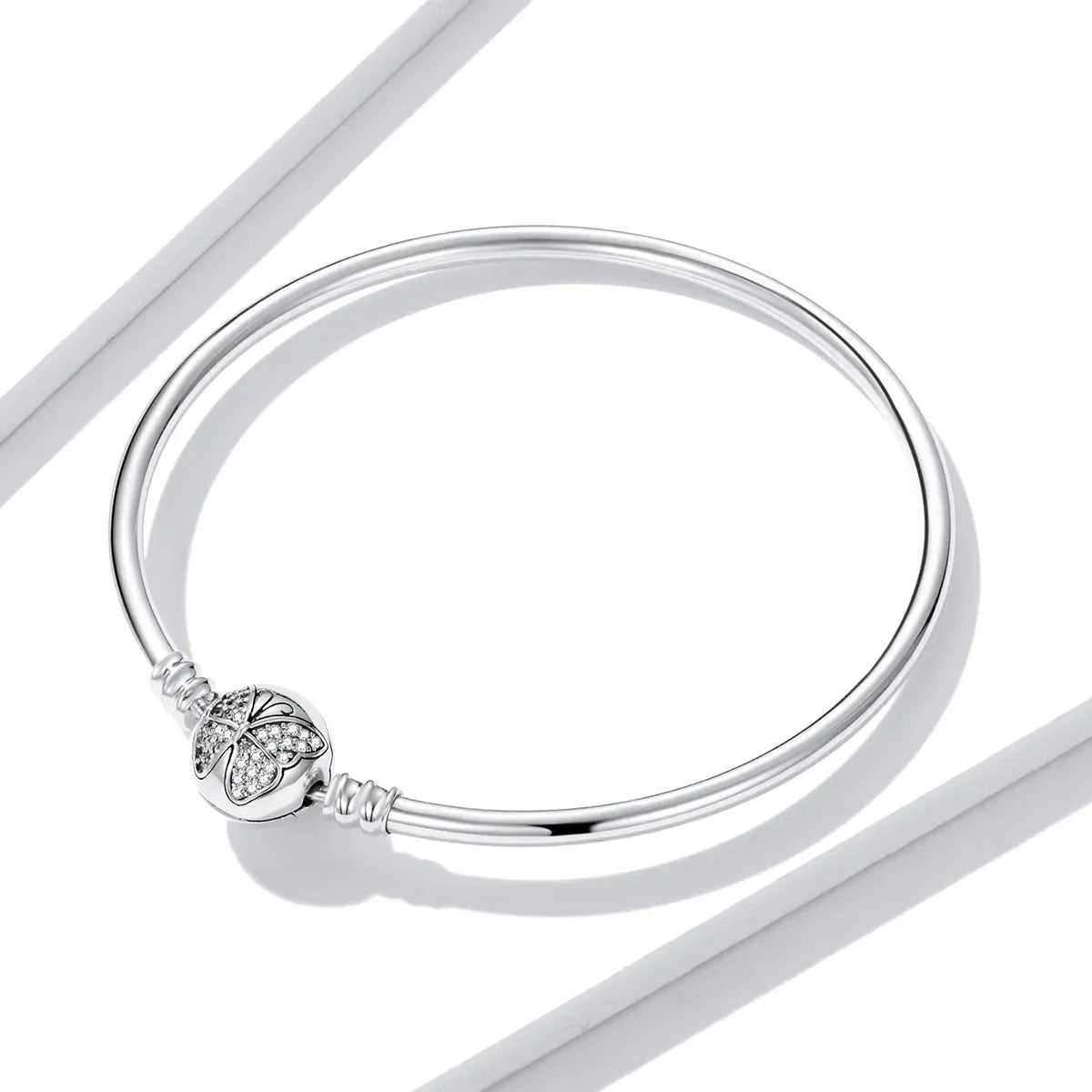 Liora Atelier Sparkling Pavé Butterfly Bangle