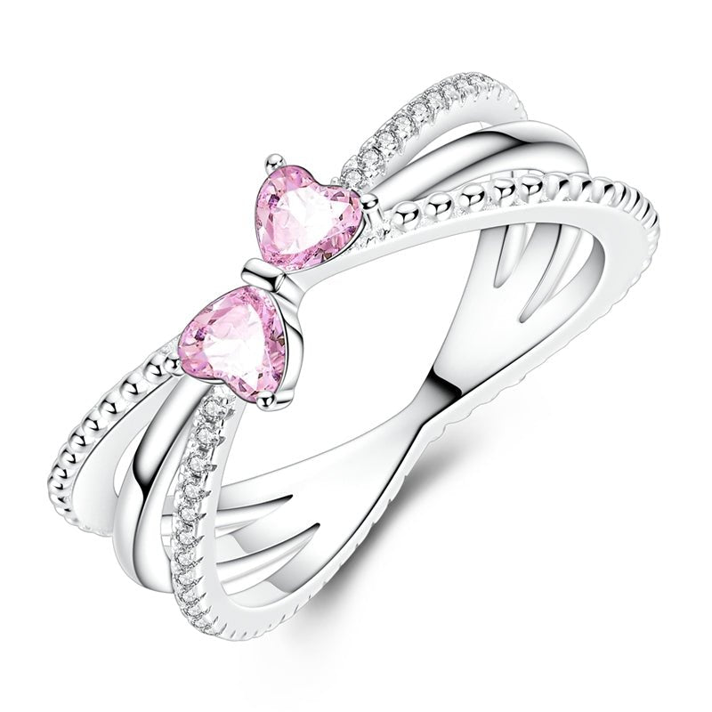 Liora Atelier Sparkling Pink Bow Ring