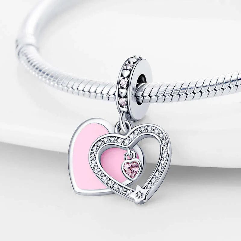 Liora Atelier Sparkling Pink Heart Charm