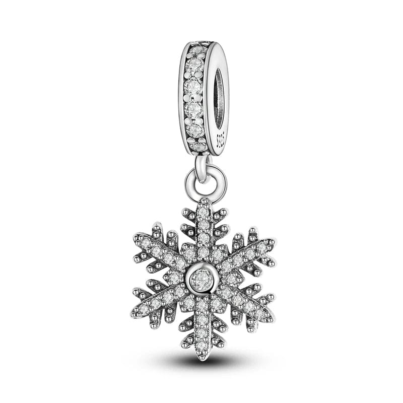 Liora Atelier Sparkling Snowflake Charm with Pave Crystals