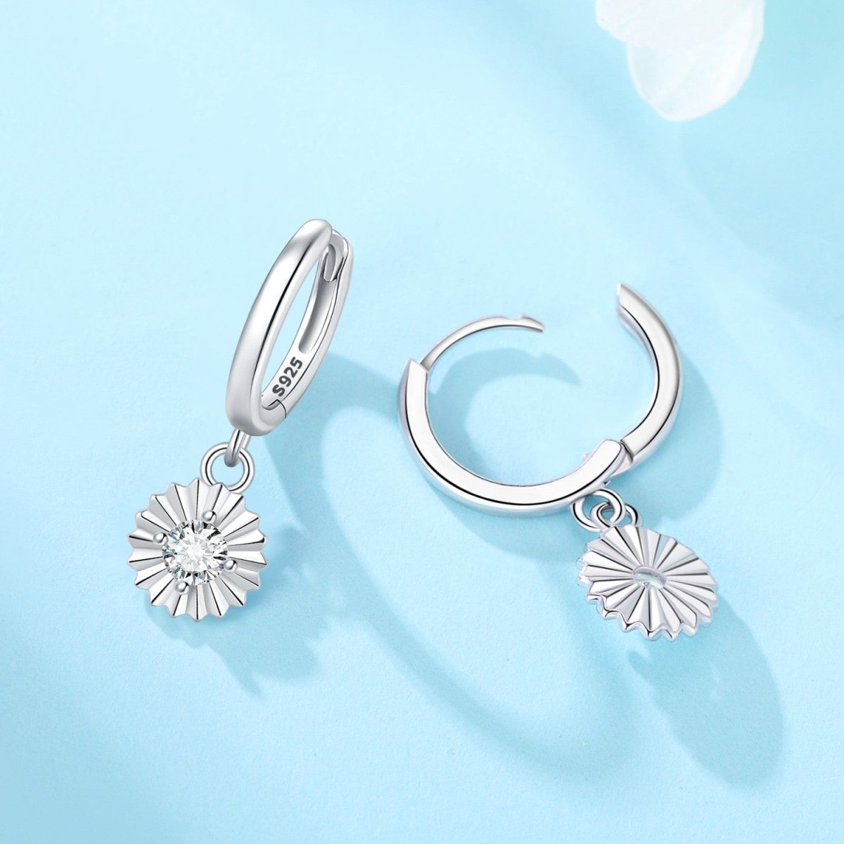 Liora Atelier Sparkling Starburst Drop Earrings