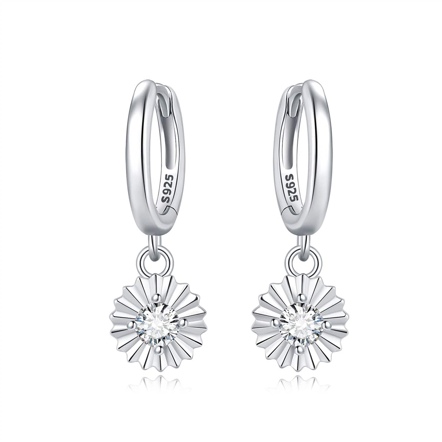 Liora Atelier Sparkling Starburst Drop Earrings