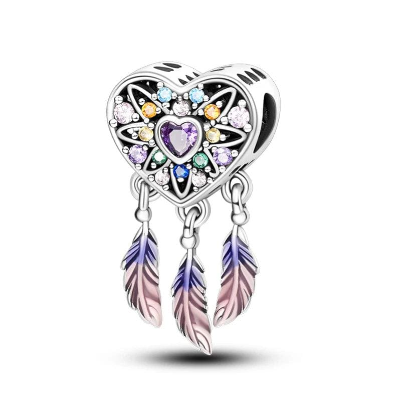 Liora Atelier Spiritual Heart Dreamcatcher Charm