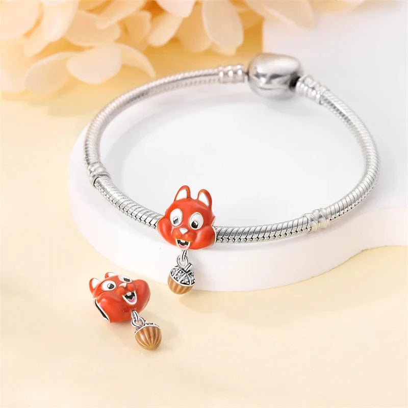 Liora Atelier Squirrel & Acorn Charm