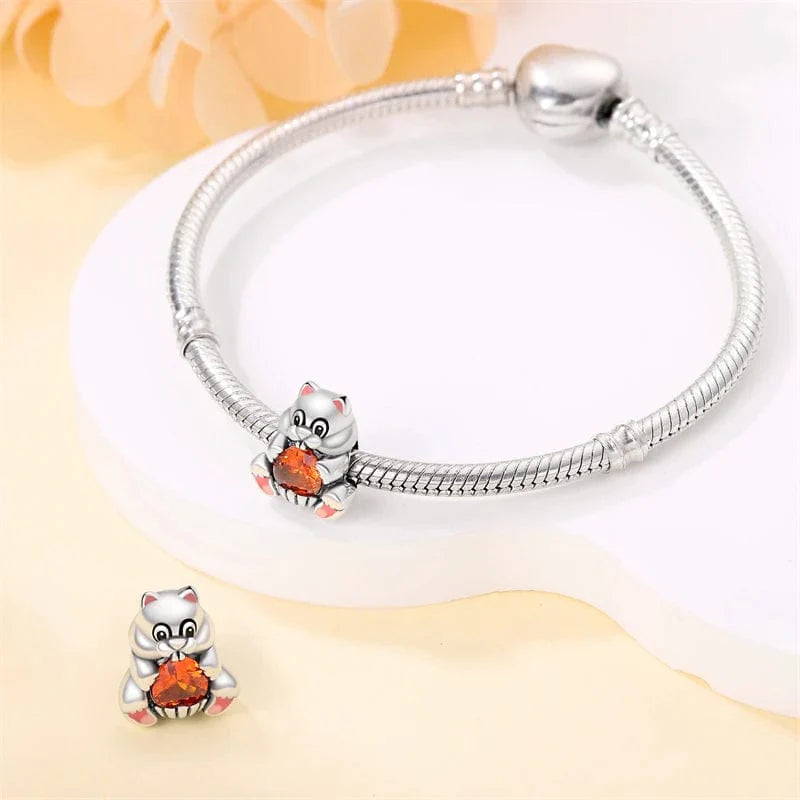 Liora Atelier Squirrel with Heart Charm