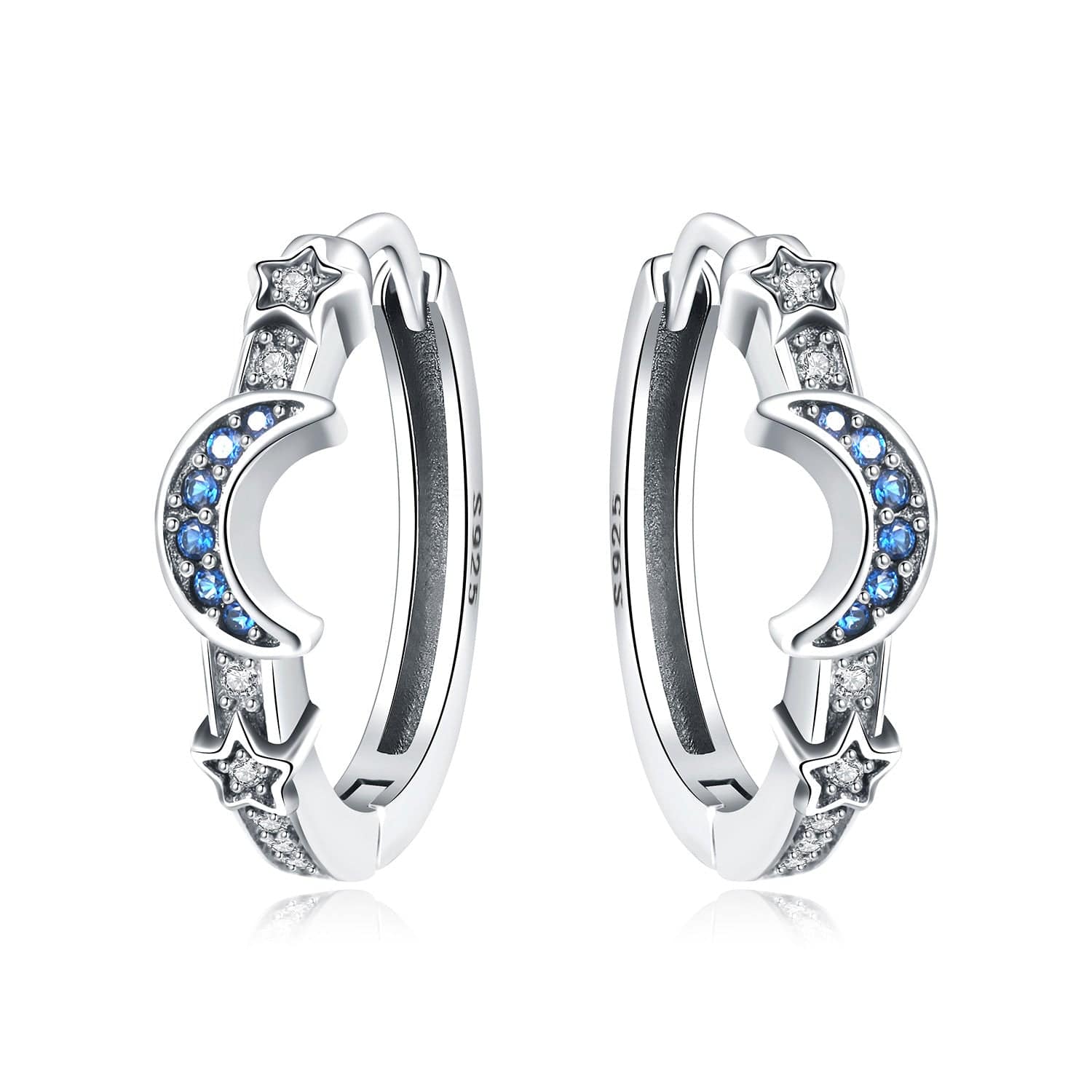 Liora Atelier Star & Moon Hoop Earrings