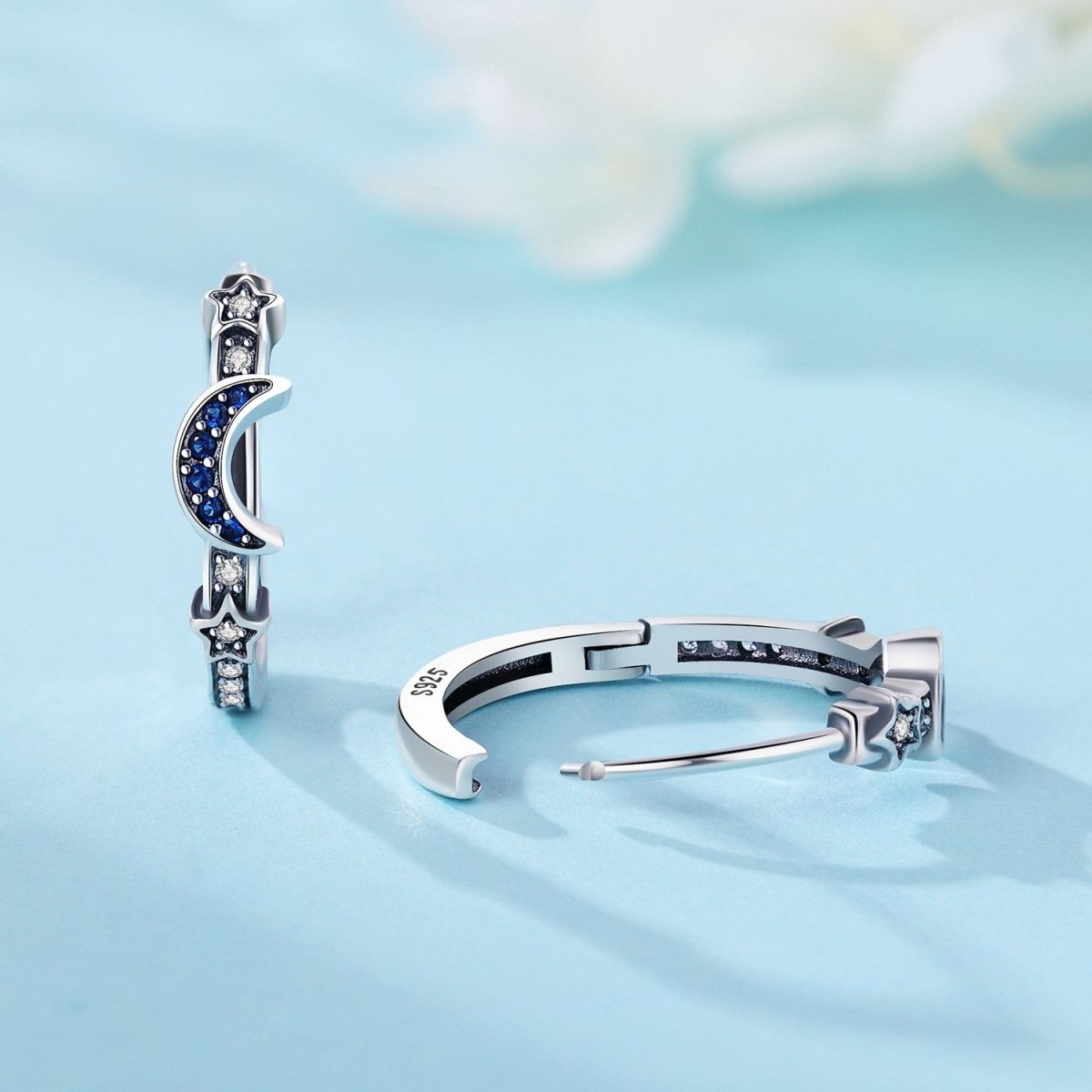 Liora Atelier Star & Moon Hoop Earrings