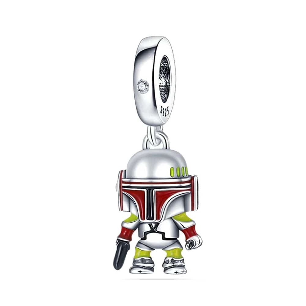 Liora Atelier Star Wars Boba Fett Mandalorian Helmet Warrior Charm