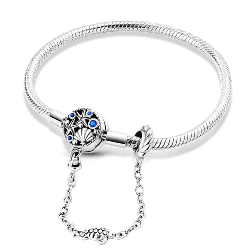Liora Atelier Starfish Charm Bracelet with Safety Chain