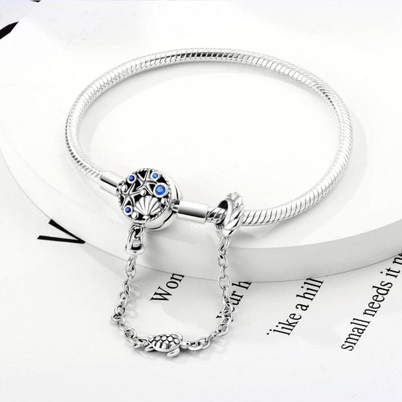 Liora Atelier Starfish Charm Bracelet with Safety Chain