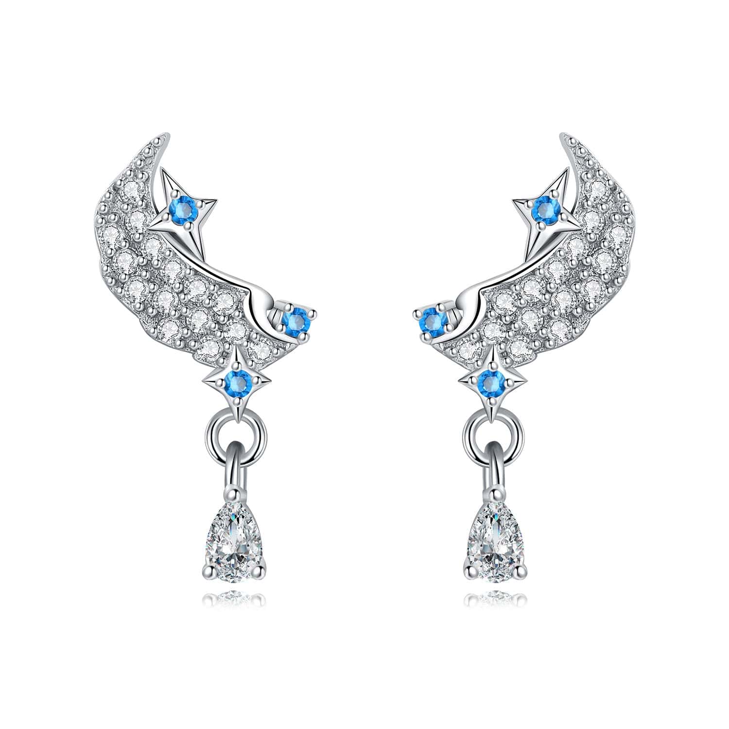 Liora Atelier Starlit Crescent Drop Earrings