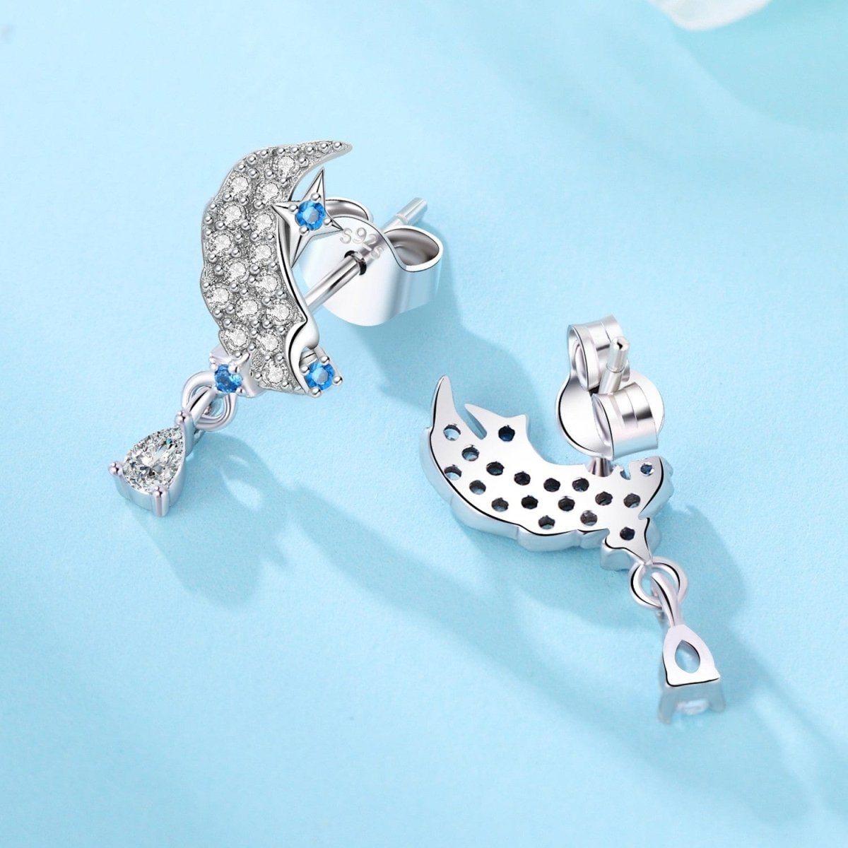 Liora Atelier Starlit Crescent Drop Earrings