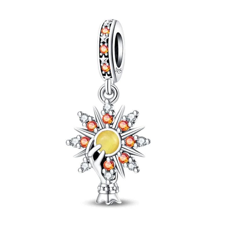 Liora AtelierSunburst & Hand Dangle Charm