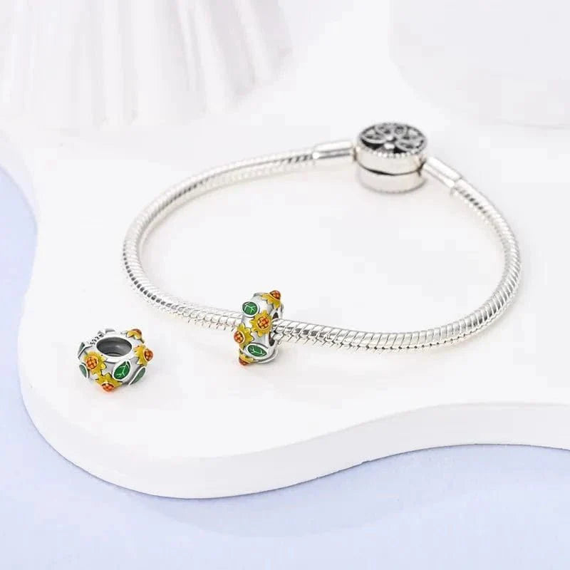 Liora Atelier Sunflower Blossom Charm Spacer