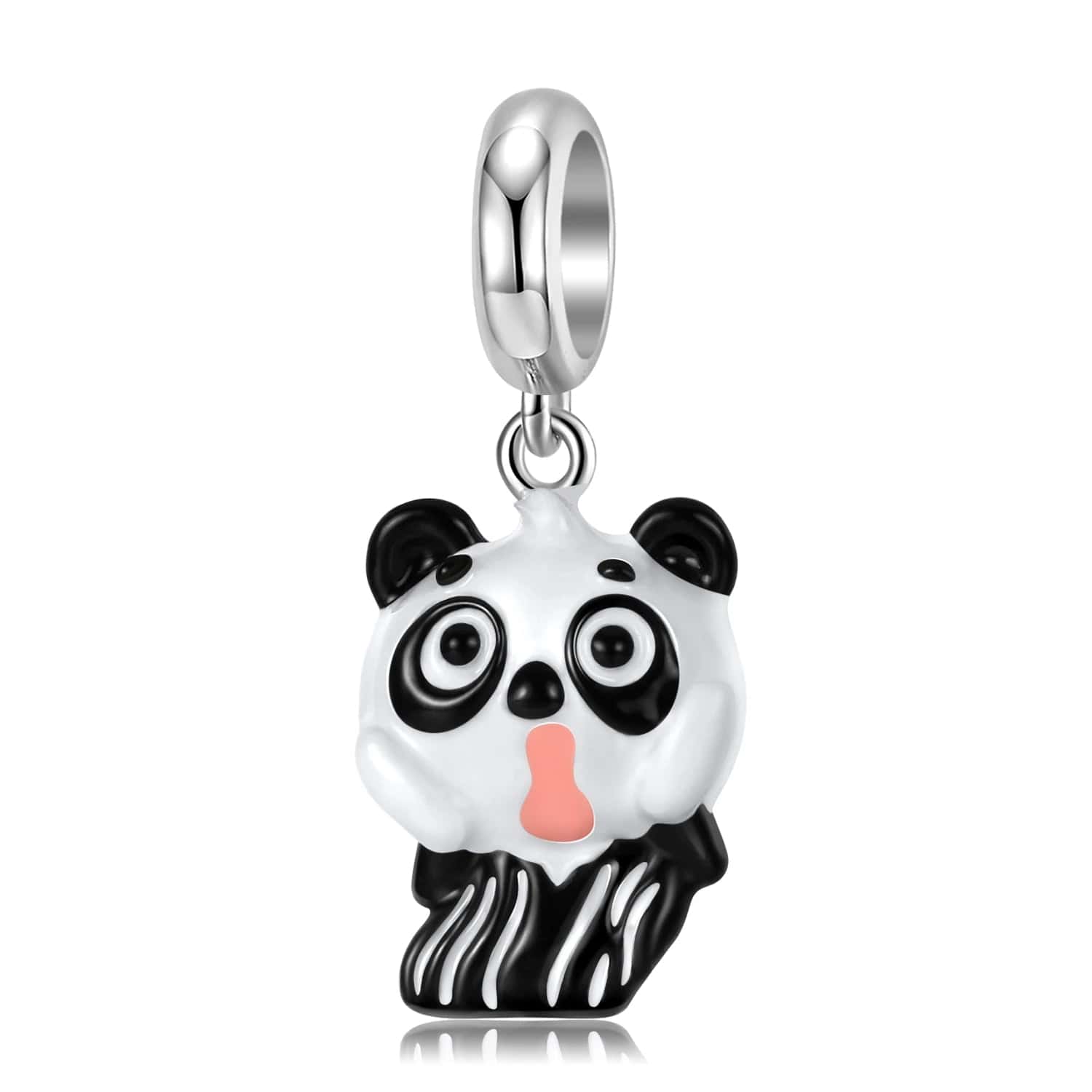 Liora Atelier Surprised Panda Dangle Charm