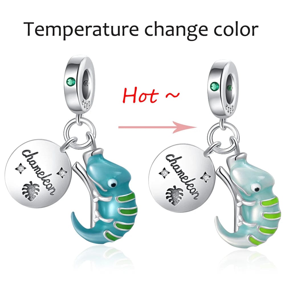Liora Atelier Temperature Changing Color Chameleon Dangle Charm