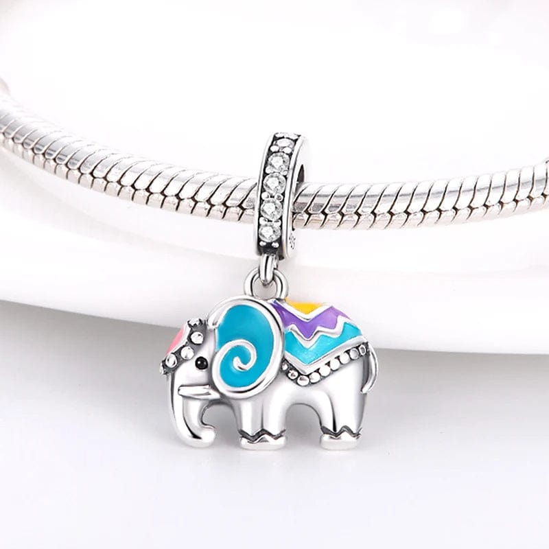 Liora Atelier Temperature Changing Color Elephant Dangle Charm