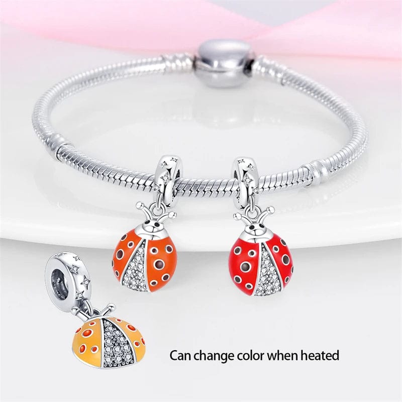 Liora Atelier Temperature Changing Color Ladybug Charm