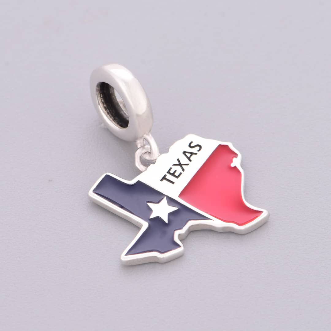 Liora Atelier Texas Map Dangle Charm