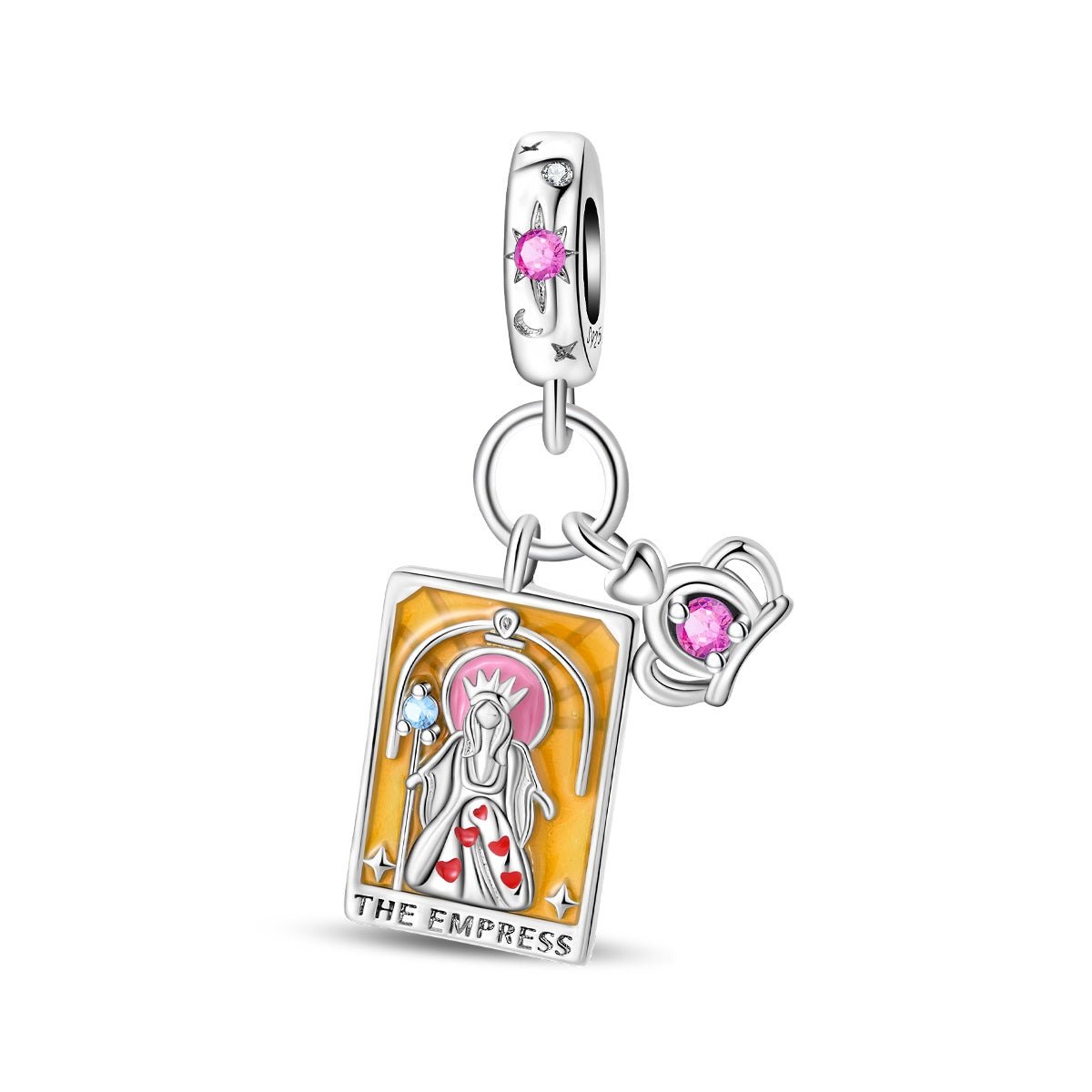 Liora Atelier The Empress Tarot & Crown Dangle Charm