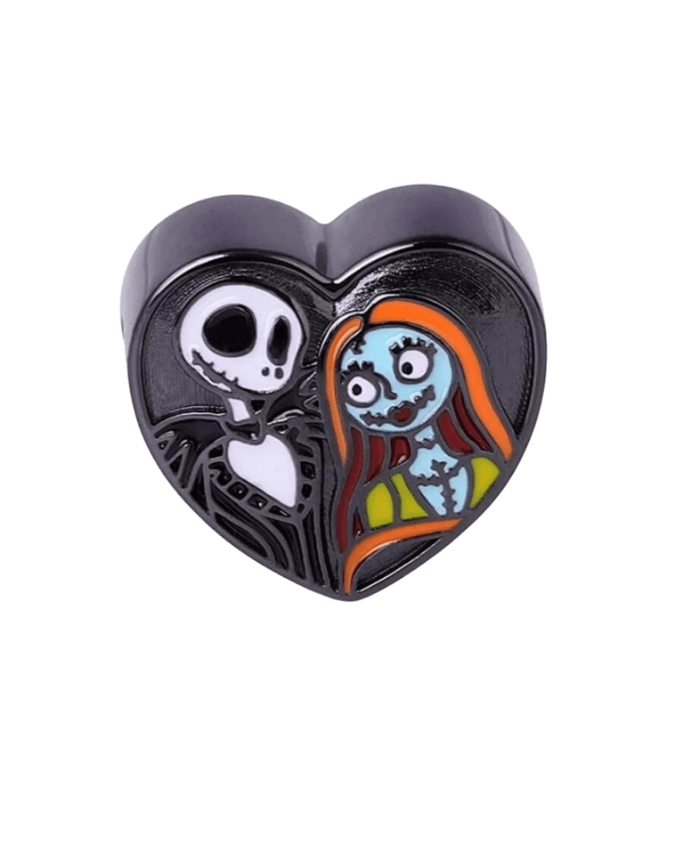 Liora Atelier The Nightmare Before Christmas Jack and Sally Love Heart Charm