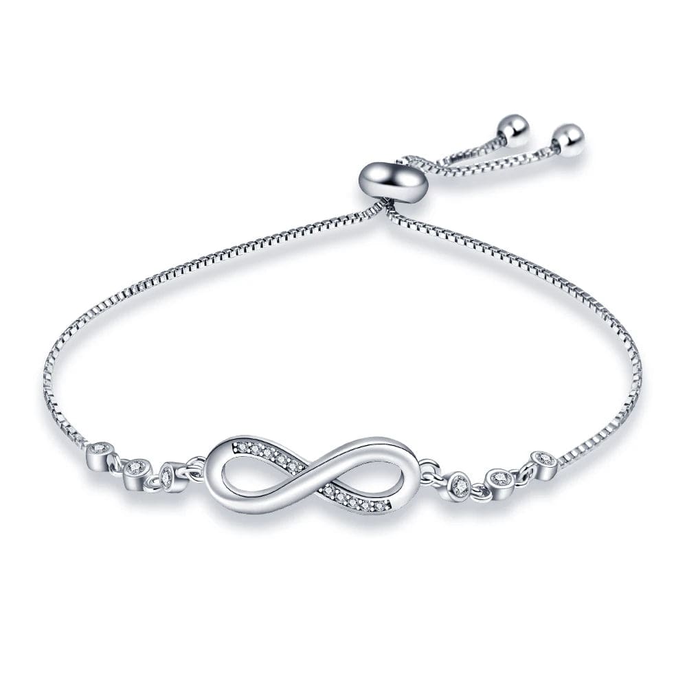 Liora Atelier Timeless Infinity Bracelet with Diamond Accents