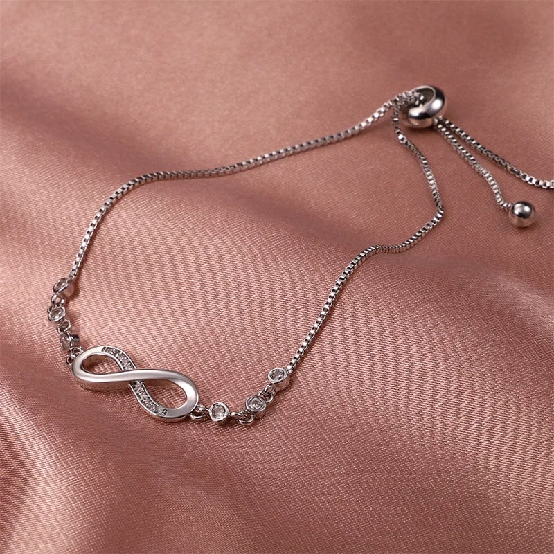 Liora Atelier Timeless Infinity Bracelet with Diamond Accents