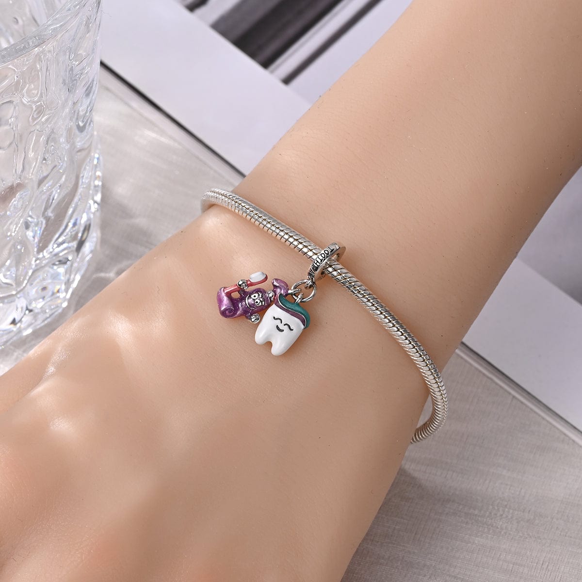 Liora Atelier Toothpaste & Tooth Smile Dangle Charm