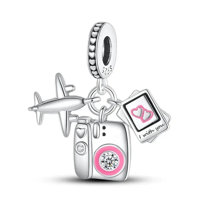 Liora Atelier Travel Moments Camera & Airplane Charm